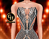 *GH* Silver Crystal Gown