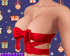 Red Xmas Gift Wrap Top