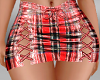 H/Red Plaid Skirt RXL