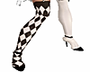 Harlequin Tights w Shoes