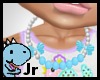 Mesh Blue bow pearls