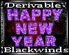 BW|DERIVE New Years Sign