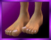 dainty purple toenails