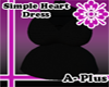 A-Plus Black Heart Dress