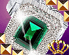 Emerald Plat Ring