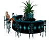 TBOE teal minibar