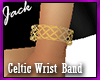 Gold Celtic Wristband
