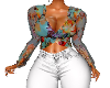 Floral busty Top