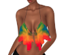 Medo Colorful Bikini Top