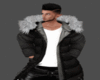 Mens Bomber with Fur