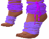 purple feet wraps