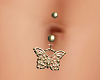 K golden belly piercing