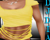 Yellow Ripped Summer Top