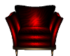red zebra print chair