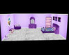 purple frozen room