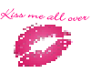 Kiss Me All Over Sticker