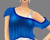 Italian Blue Hot Dress