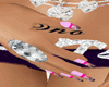 shalom french print nail