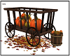 pumpkin cart decor