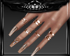 [T] Gold Nails + Rings