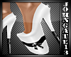 PvC Bow Heels -White-