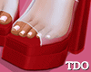 Red ! Beach Heels
