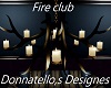 fire club chandelier