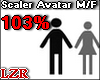 Scaler Avatar M - F 103%