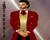 Golden Red 3 Pc Suit