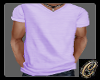 Purple V Neck Tee