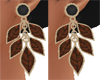 PBTA leaf earrings