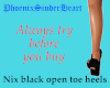 Nix black open toe heels