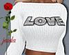 LOVE Sweater - White
