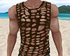 Brown Tank Top Torn 2 M