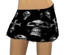 Goth skull skirt