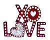 XO Love Sign