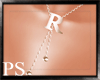 PS. Letter R Necklace