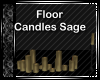 Floor Candles Sage