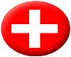 Swiss flag button