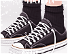 $K Black & White Sneaker