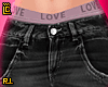 r. Long denim shorts