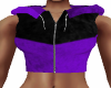 Purple Hoody Vest