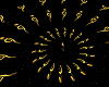 GOLD MUSIC NOTE LIGHTS