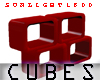 RED  CUBES