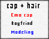 !-bF- Emo Hair+cap