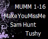 SamHunt MakeUMissMe