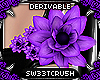 S|Purple Flower L Hip