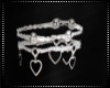 Silver Heart Braclet R