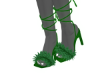 CHRISTMAS HEEL GRN