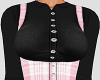 Plaid Pink Dark Dress
